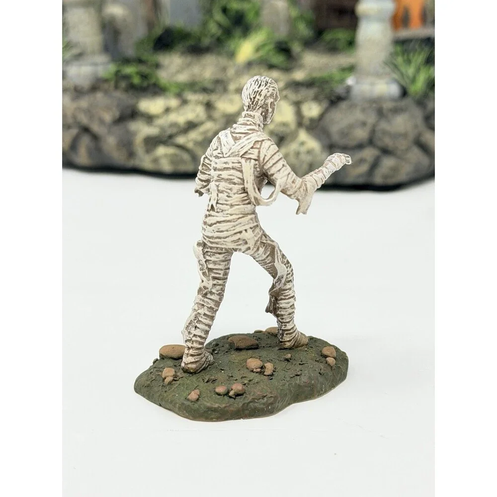 Hawthorne Village Universal Monsters The Mummy's Tomb Retired Halloween Box COA
